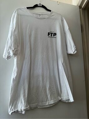 FTP 15 Years Men's White Logo Tee